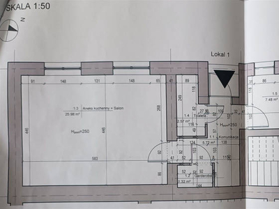 Mieszkanie Kielce 43.07m2 2 pokoje