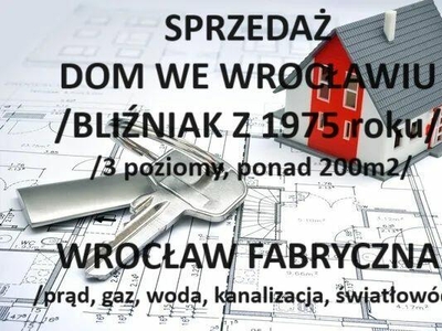 Do sprzedania dom Wrocław Fabryczna