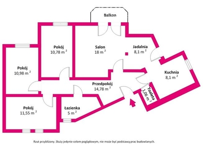 Duże, funkcjonalne z balkonem