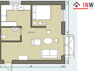 Mieszkanie na sprzedaż, 37 m², Warszawa Mokotów