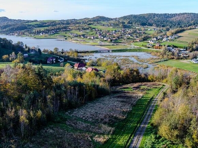 Widokowa działka nad Jeziorem Rożnowskim