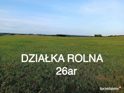 Działka rolna 26 arów - Moszczenica, Gorlicki