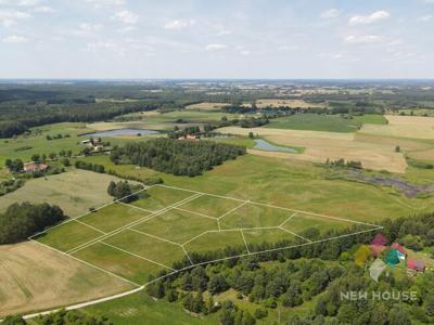 Działka w malowniczej okolicy, 15 km od Olsztyna