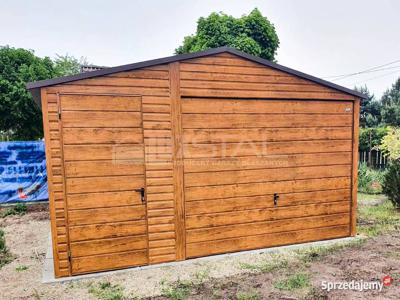 GARAŻ BLASZANY 4,5m x 5m blaszak dwuspadowy LUX88 4,5x5