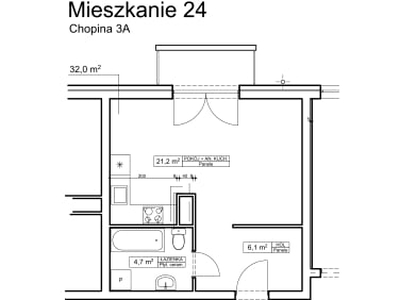 Nowe mieszkanie Centrum, ul. Chopina 3