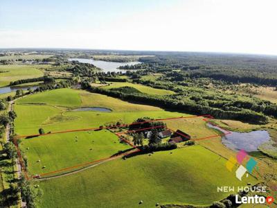 Działka pod siedlisko, staw, las, przestrzeń