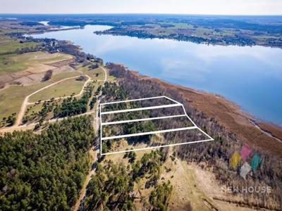 Tałty rezydencjonalne działki bud z linią brzegową