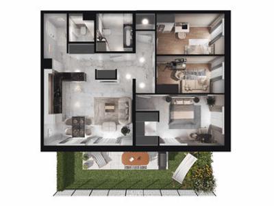 Apartament 91,05 m², parter, oferta nr P01/M05