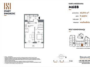 Nowe mieszkanie dwupokojowe(NrM 68B)