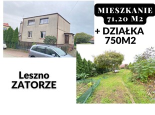 świetna oferta bezczynszowe 71,20m2 +750m2 działka