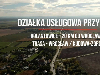 Działka budowlana/ usługowa przy DK8