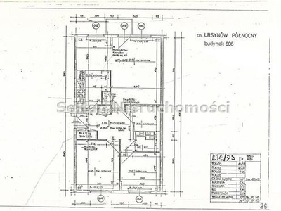 Mieszkanie na sprzedaż 3 pokoje Warszawa Ursynów, 60 m2, parter