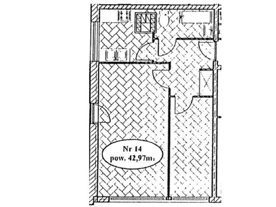 Mieszkanie na sprzedaż 43,00 m², piętro 2, oferta nr 826992