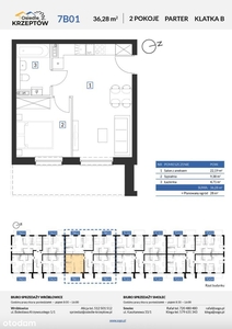 Przy LESIE 36,28m² +OGRÓD 25m² +m. parkingowe