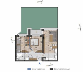 3-pokoje-58,86m2|Parter|Ogródek|Dakar Karolina