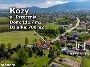 Dom bliźniak z tarasem | przyjemny ogród | Kozy