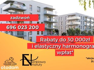 Komfortowe prawie 70 metrów na zielonym terenie!