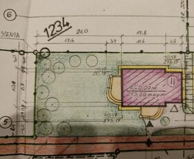 Sprzedam działkę 855 m2 z rozpoczętą budową