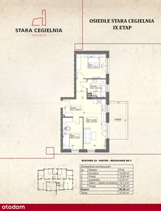 Trzypokojowe Mieszkanie z tarasem 58,86m2