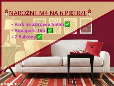 3-pokojowy apartament inwestycyjny 57m2 + balkon