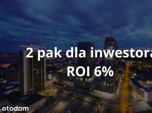 Roi 6% - Cena W Pakiecie 2 Mieszkań!!