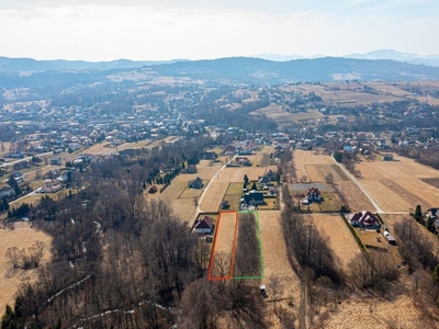 Duża, piękna działka budowlana Gilowice(śląskie)