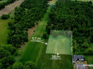 DZIAŁKA BUDOWLANA W NOWYCH MOSTKACH 2182 m2.