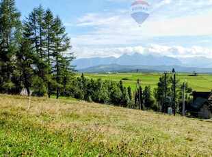 DZIAŁKA W RZEPISKACH Z WIDOKIEM NA TATRY