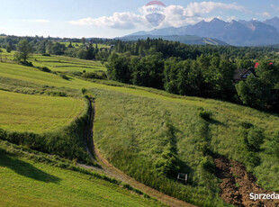 Działka z panoramicznym widokiem na Tatry.