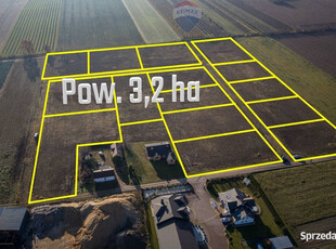 Na sprzedaż 3,2 ha. Teren pod budowę osiedla