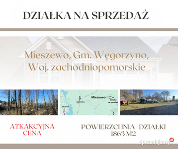 Działka nad rzeką, Mieszewo, Zachodniopomorskie