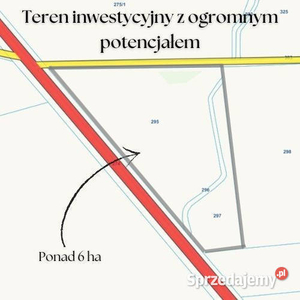 Ponad 6-hektarowy teren inwestycyjny