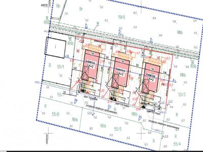 Działka z pozwoleniem na trzy domy jednorodzinne