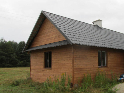 Działka zabudowana domem nowym w Czerwonej Woli