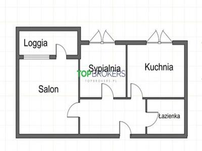 Mieszkanie na sprzedaż 2 pokoje Warszawa Praga-Południe, 54,90 m2, parter