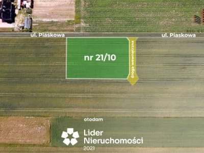 Działka budowlana, ul. Piaskowa