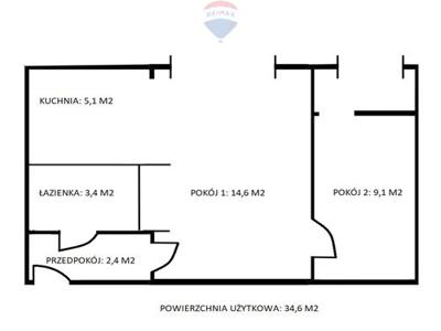 Mieszkanie na sprzedaż 2 pokoje Ruda Śląska, 35 m2, 1 piętro