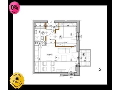 Mieszkanie na sprzedaż 37,04 m², piętro 2, oferta nr 99269