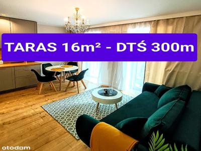 Taras, ogród, DTŚ - 300 m