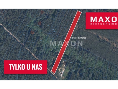 Działka na sprzedaż 3 300,00 m², oferta nr 6262/GS/MAX