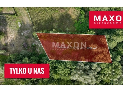 Działka na sprzedaż 903,00 m², oferta nr 6945/GS/MAX