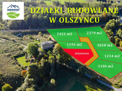 Sprzedaż gruntu Olszyniec 2421m2