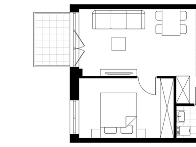 2-pokojowe mieszkanie 36m2 + balkon Bez Prowizji