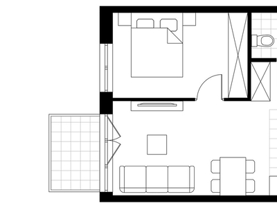 2-pokojowe mieszkanie 38m2 + balkon