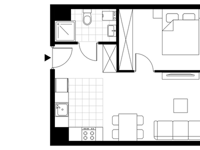 2-pokojowe mieszkanie 38m2 + balkon Bez Prowizji