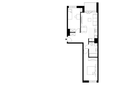 3-pokojowe mieszkanie 53m2 + loggia