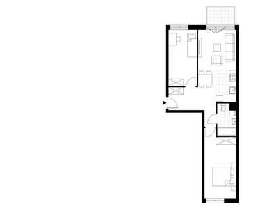 3-pokojowe mieszkanie 56m2 + balkon Bez Prowizji