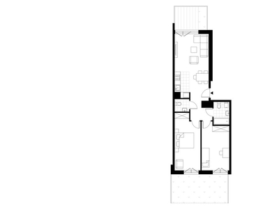 3-pokojowe mieszkanie 61m2 + 2 ogródki