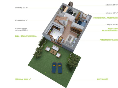 Dom na sprzedaż 87,71 m², oferta nr 433/7393/ODS