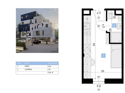 Lokal użytkowy na sprzedaż 17,00 m², oferta nr 31/7393/OLS